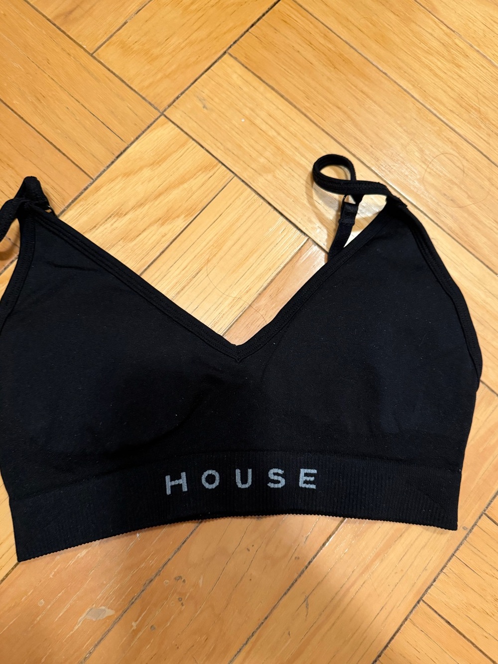 Black Seamless House iD Bra Size Small